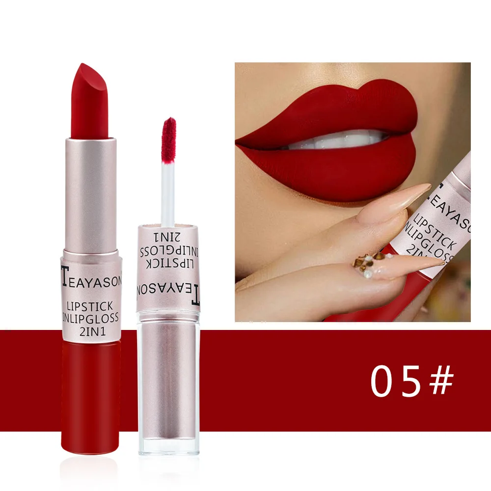 Matte Velvet Lip Tint Long Lasting - 1 шт. розовая помада сексуальный блеск