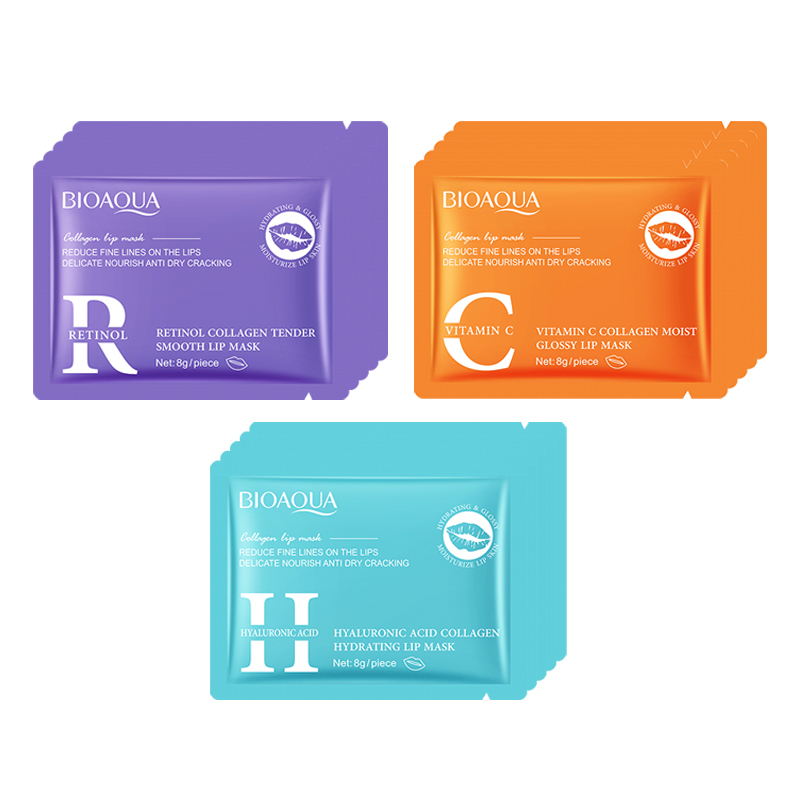 Collagen Under Eye Patches - BIOAQUA ретинол кристалл коллагеновая маска для