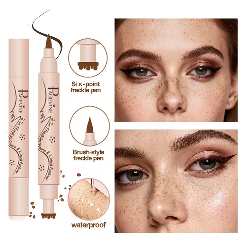 Waterproof Liquid Eyeliner Pen - Многофункциональный карандаш-штамп для подводки глаз и