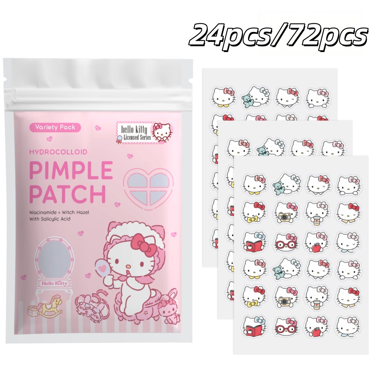 Hydrocolloid Pimple Patch - 24/72 шт. гидроколлоидных патчей от прыщей