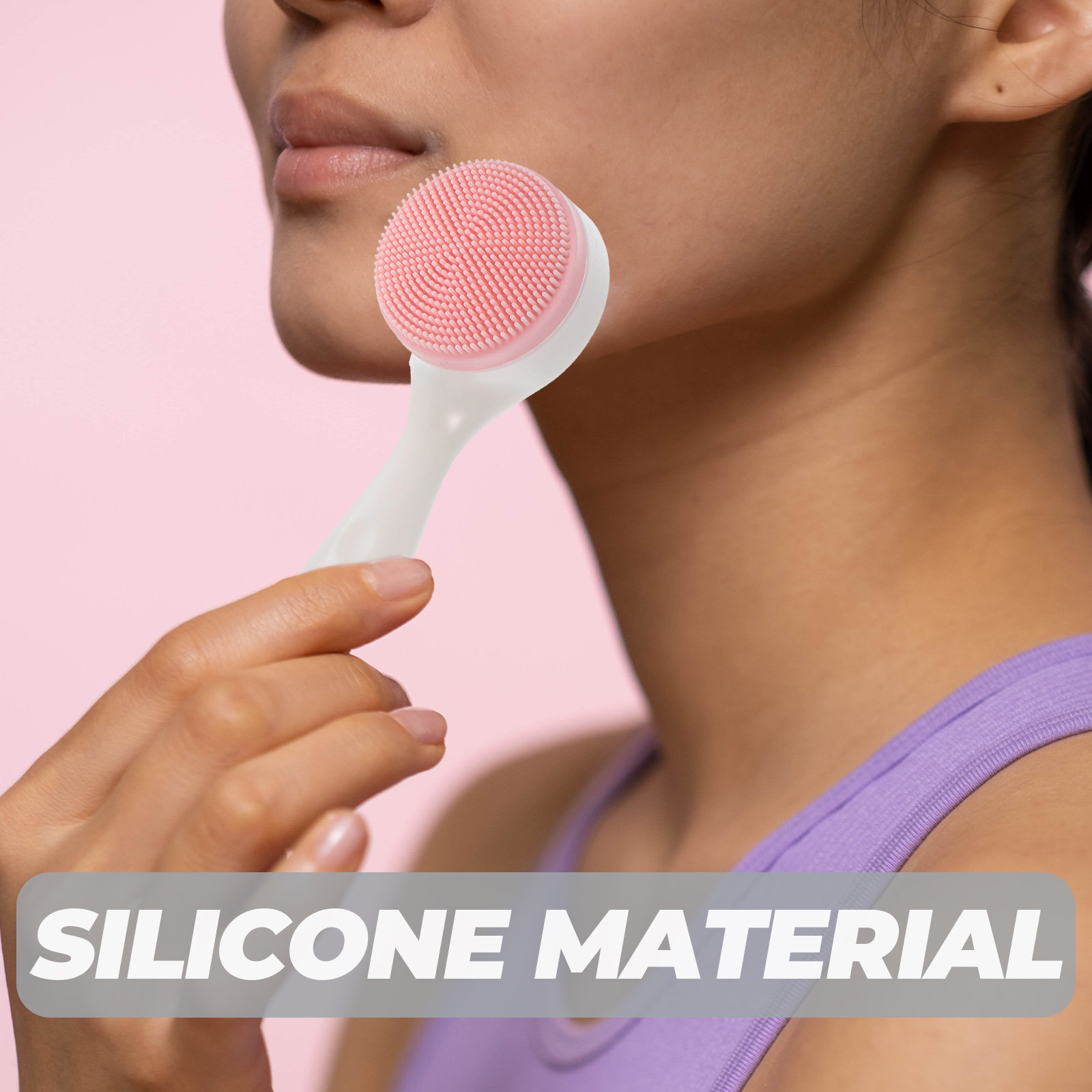 2 шт. силиконовые щетки для ли – обзор и цена Silicone Face Scrubber Electric