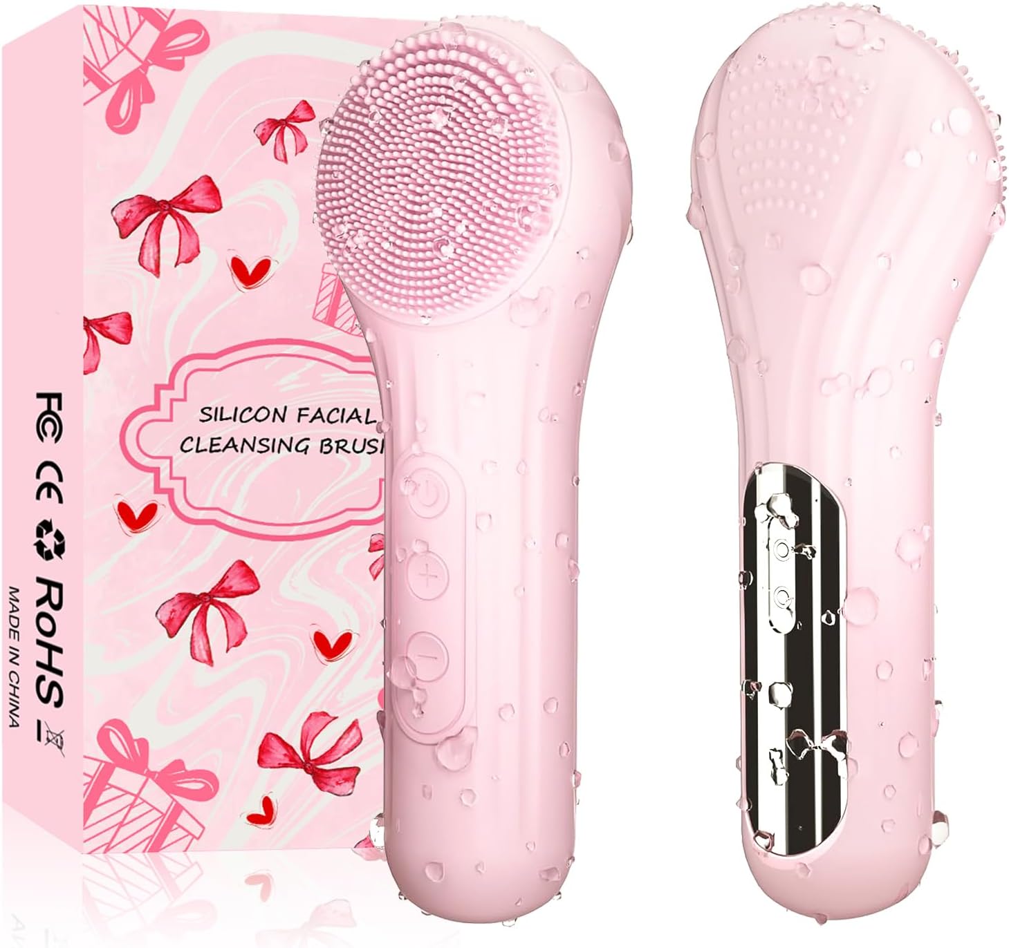 Силиконовый скребок для лица,  – обзор и цена Silicone Face Scrubber Electric