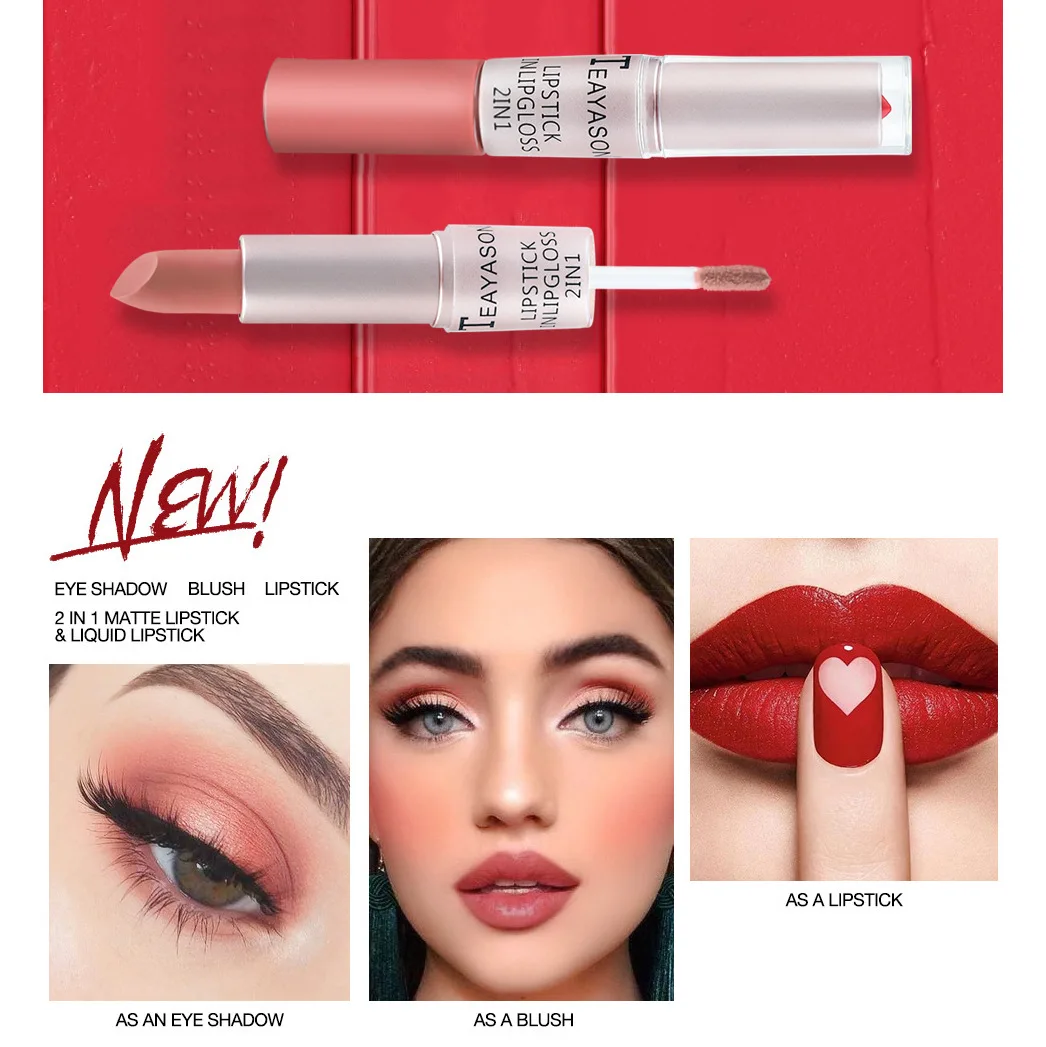 1 шт. розовая помада сексуальн – обзор и цена Matte Velvet Lip Tint Long Lasting