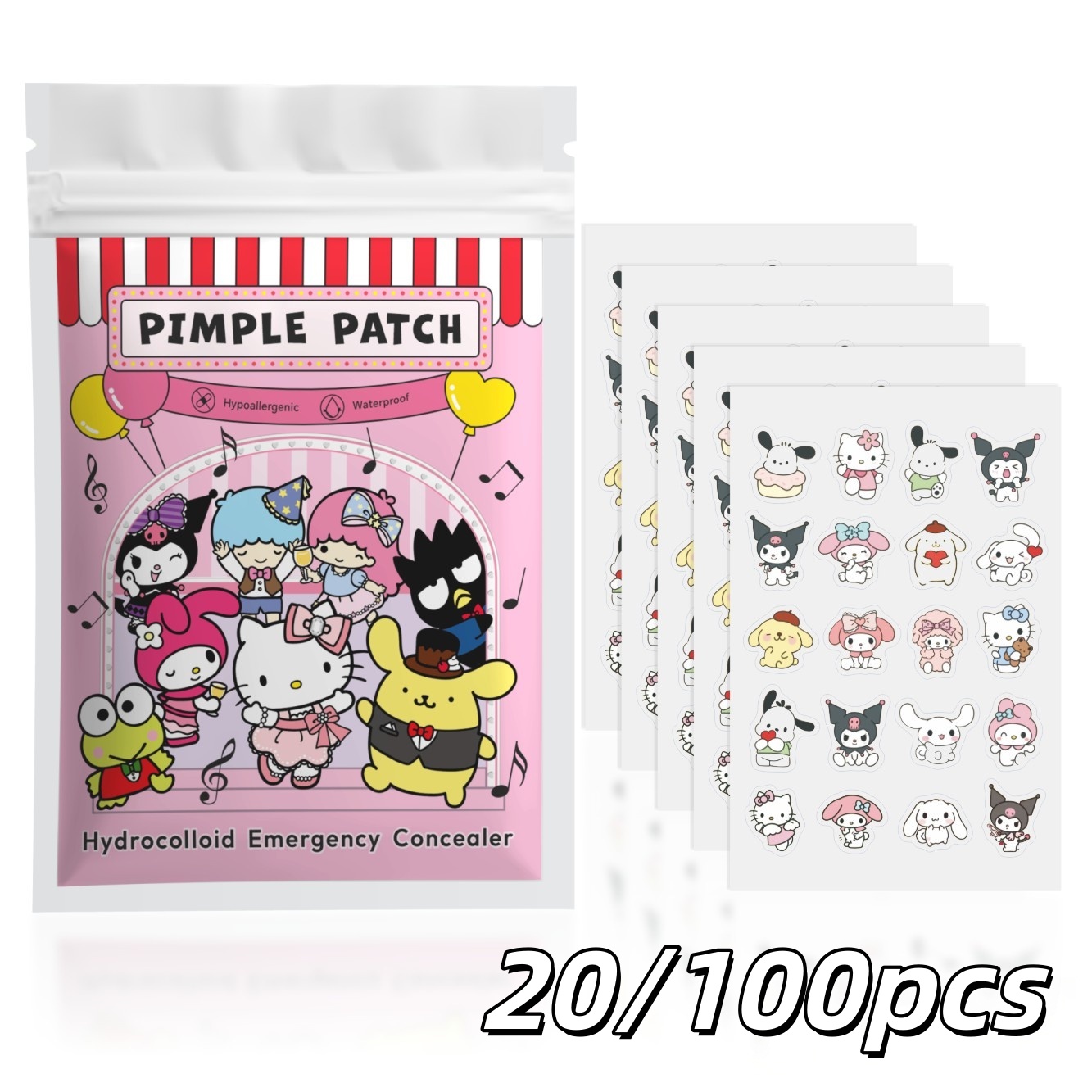 Набор гидроколлоидных пластыре – обзор и цена Hydrocolloid Pimple Patch
