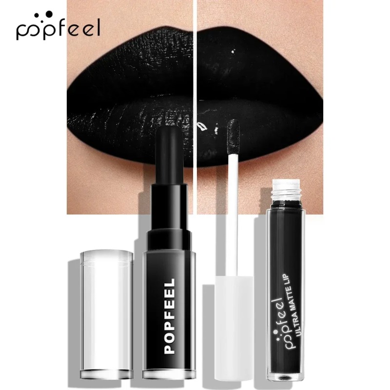 Панк-матовая черная жидкая пом – обзор и цена Matte Velvet Lip Tint Long Lasting