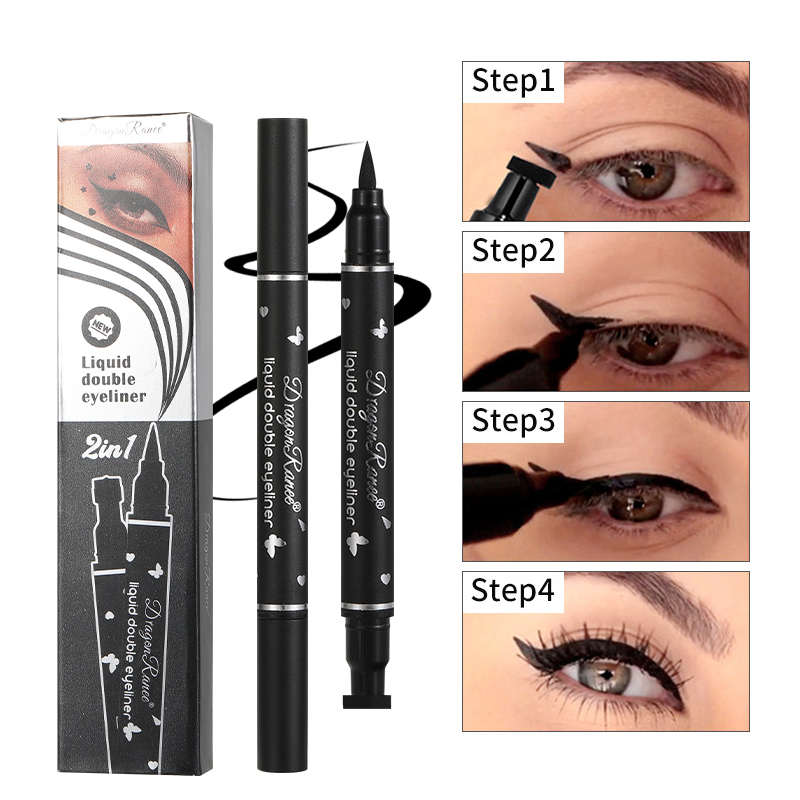 Двусторонняя подводка для глаз – обзор и цена Waterproof Liquid Eyeliner Pen