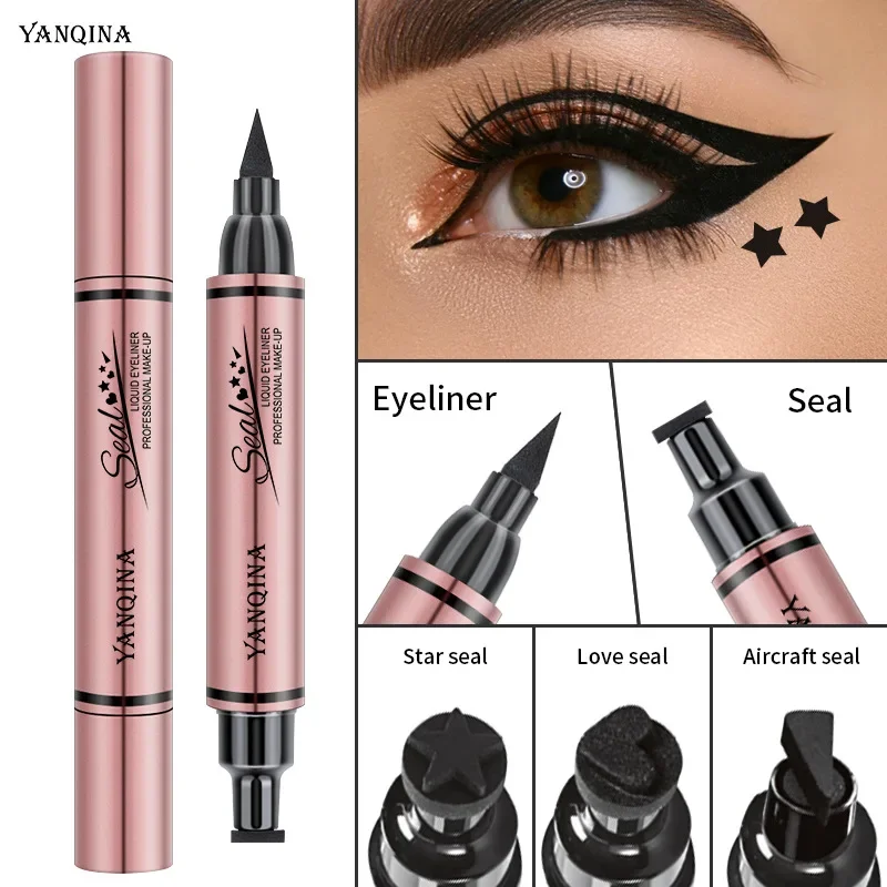 Карандаш-штамп для подводки гл – обзор и цена Waterproof Liquid Eyeliner Pen