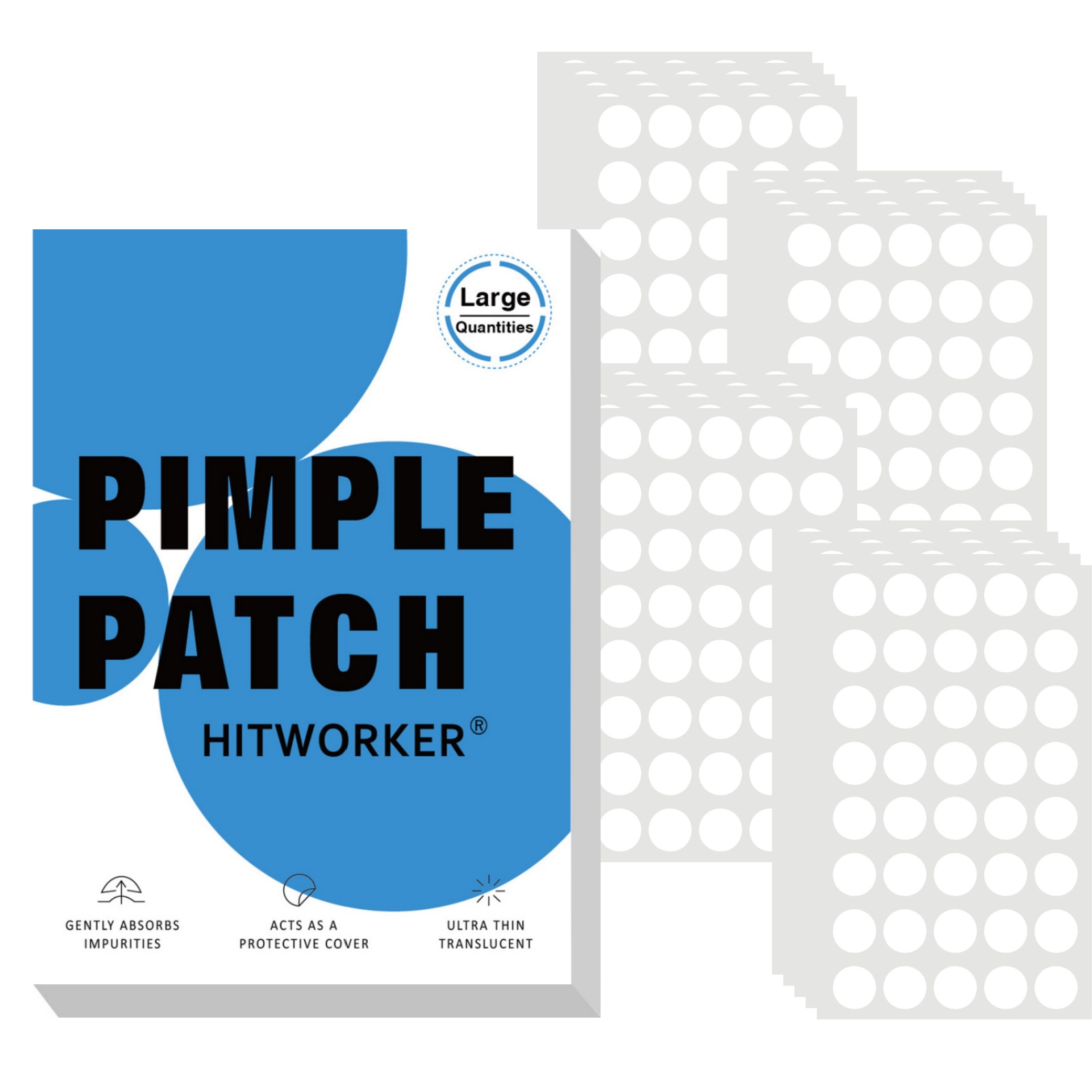 800 шт. гидроколлоидных пласты – обзор и цена Hydrocolloid Pimple Patch