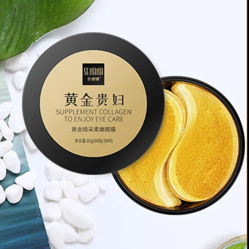 60 шт., Золотая увлажняющая ма – обзор и цена Collagen Under Eye Patches