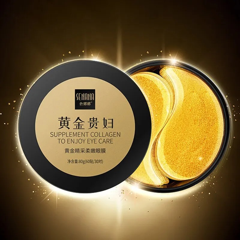 60 шт., Золотая увлажняющая ма – обзор и цена Collagen Under Eye Patches