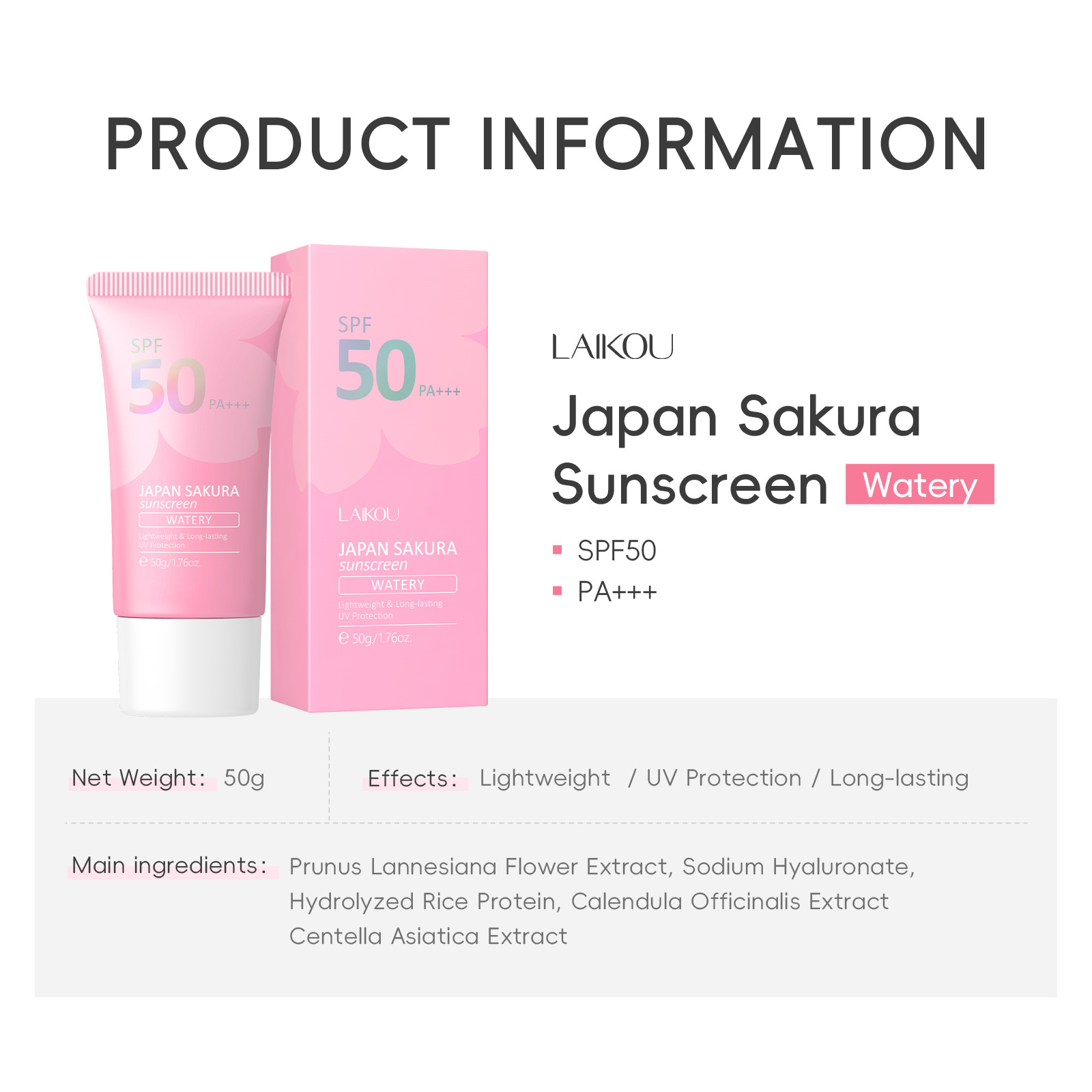 LAIKOU Солнцезащитный лосьон д – обзор и цена Spf 50 Waterproof Sunscreen